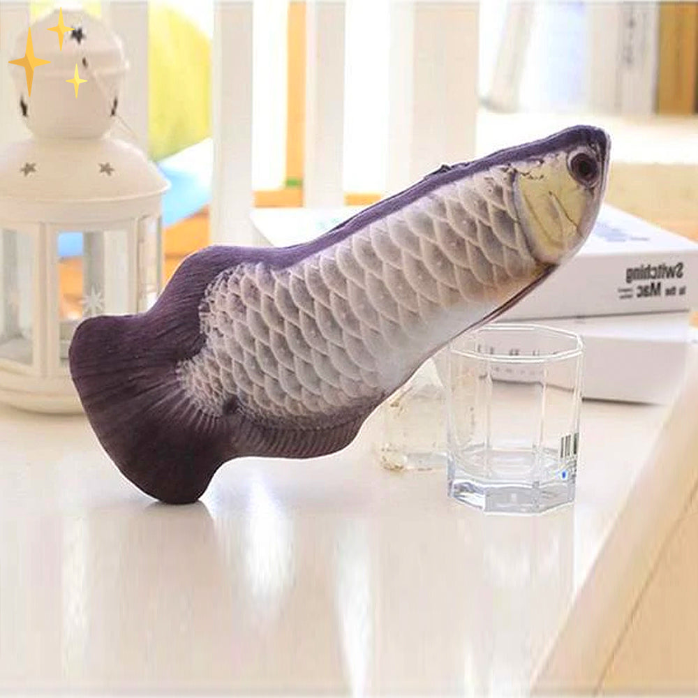 4 stycken flytande fiskleksaker för katter - Aktivitetsset