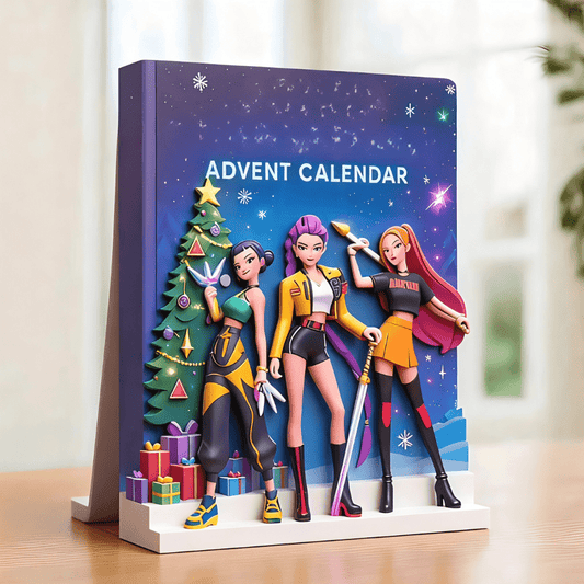 K-Pop Anime Julekalender med 24 Overraskelser - Perfekt Gave