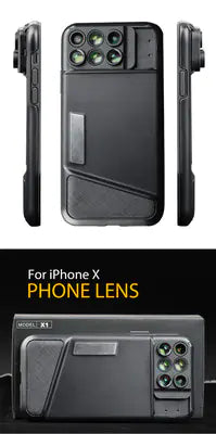 5-i-1 Kamera Linse Etui til iPhone