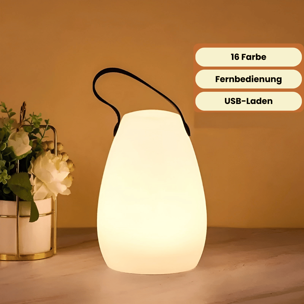 Trådløs LED-lampe | Bærbar & Vandtæt til Indendørs/Outdoor