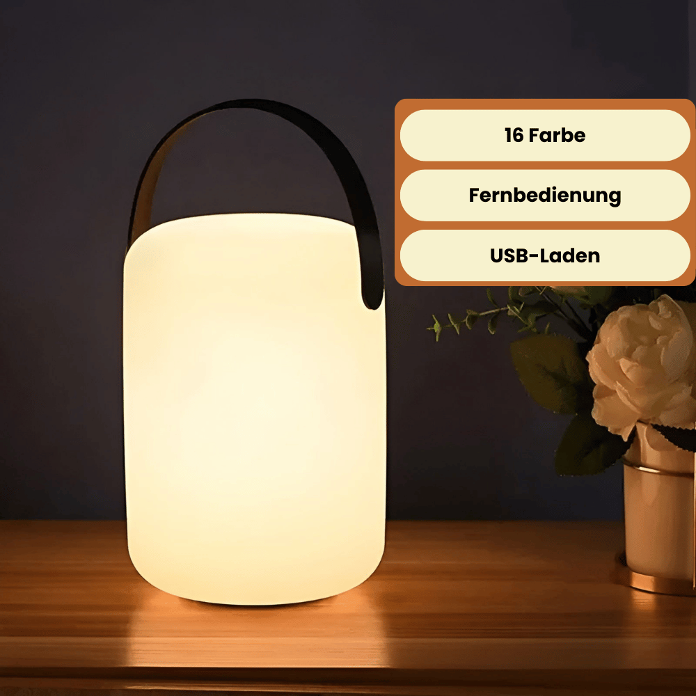 Trådløs LED-lampe | Bærbar & Vandtæt til Indendørs/Outdoor