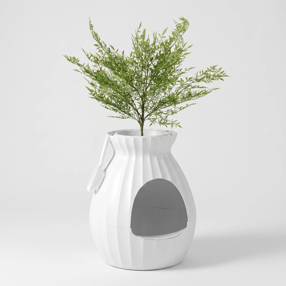 Kattetoilet i plante design