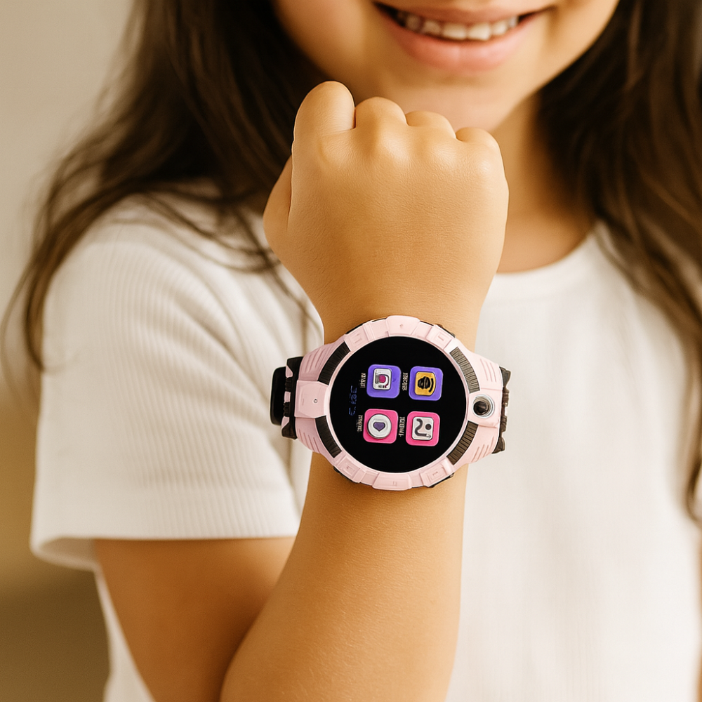 Børne Smartwatch med Touchscreen, Kamera og Genopladeligt USB Batteri