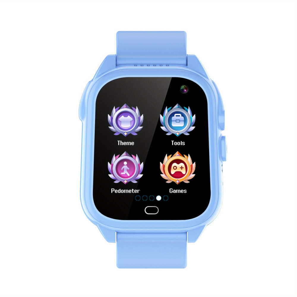 Børne Smartwatch med Touchscreen – Fitness Tracker, Genopladelig via USB