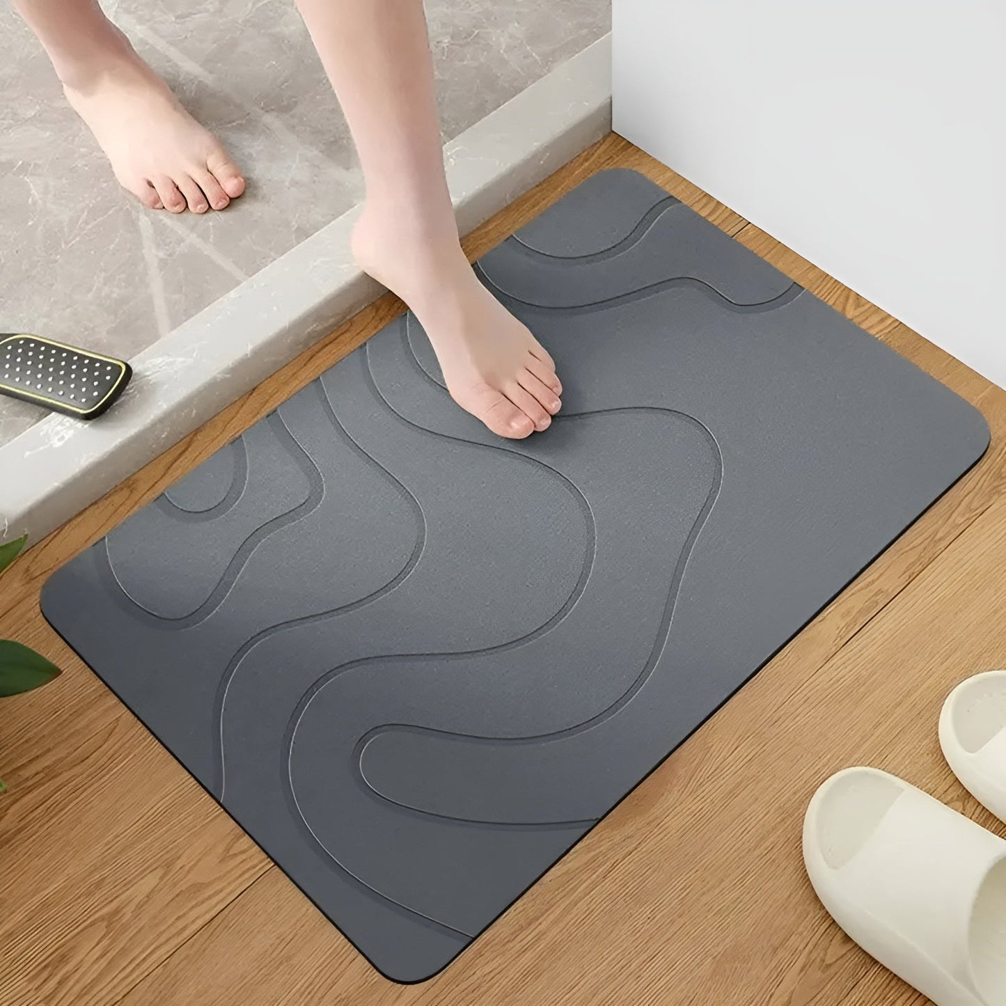Rutschfri Bademåtte af Kieselgur – Sikkerhed og Komfort 40x60 cm