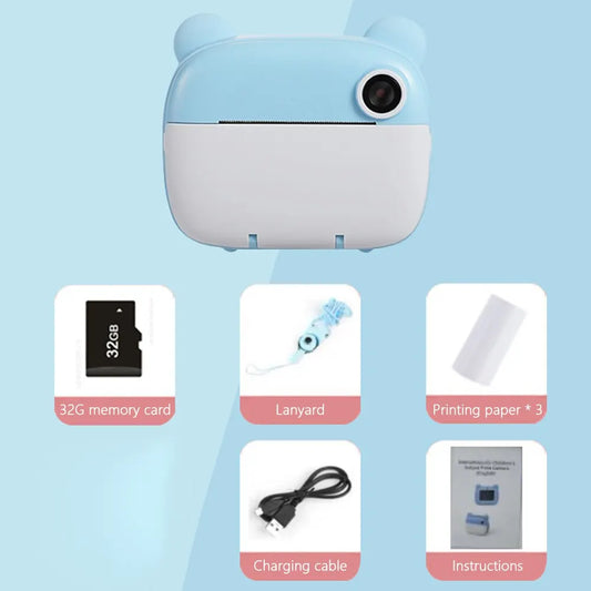 Øjeblikkelig kamera til børn med printfunktion – PhotoFun Mini