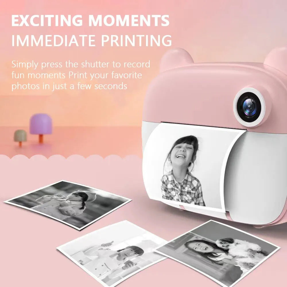 Øjeblikkelig kamera til børn med printfunktion – PhotoFun Mini