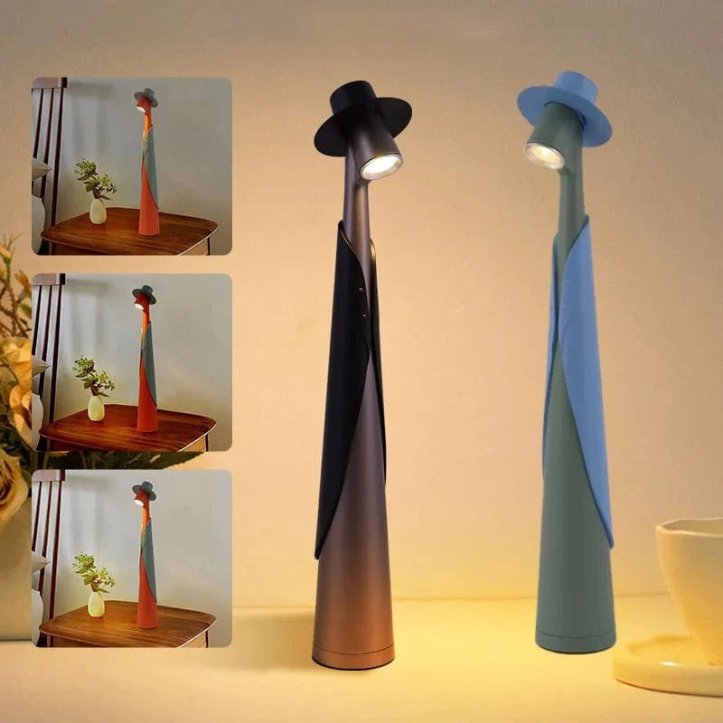Elegant Touch LED-bordslampa med trådlös laddning