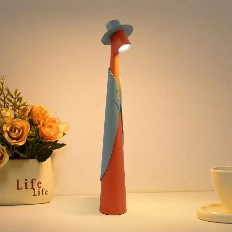 Elegant Touch LED-bordslampa med trådlös laddning