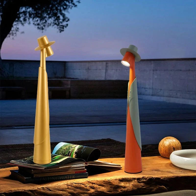Elegant Touch LED-bordslampa med trådlös laddning