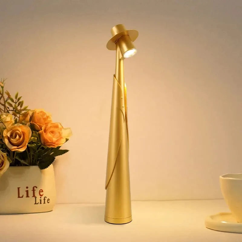 Elegant Touch LED-bordslampa med trådlös laddning