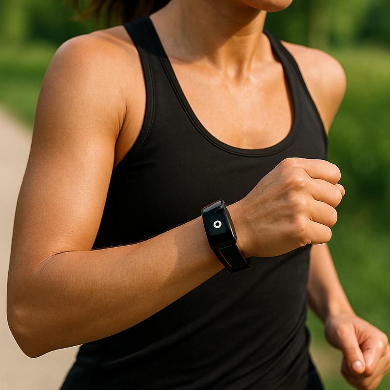 Elegant lättvikts-smartwatch med hälsoövervakning