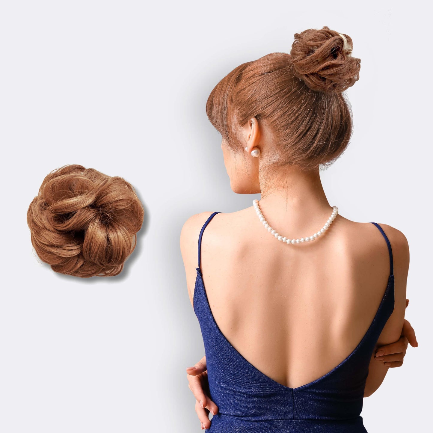 Hårforlængelse Scrunchie – BunHår