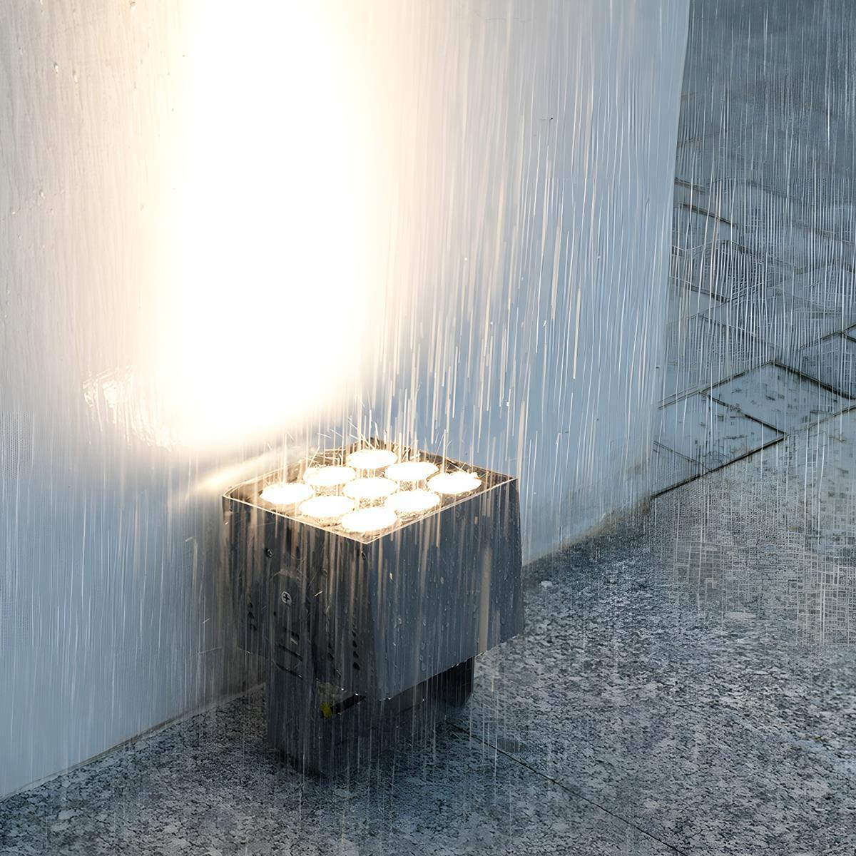 Vandtætte LED-spotlights til udendørs belysning med justerbar lys