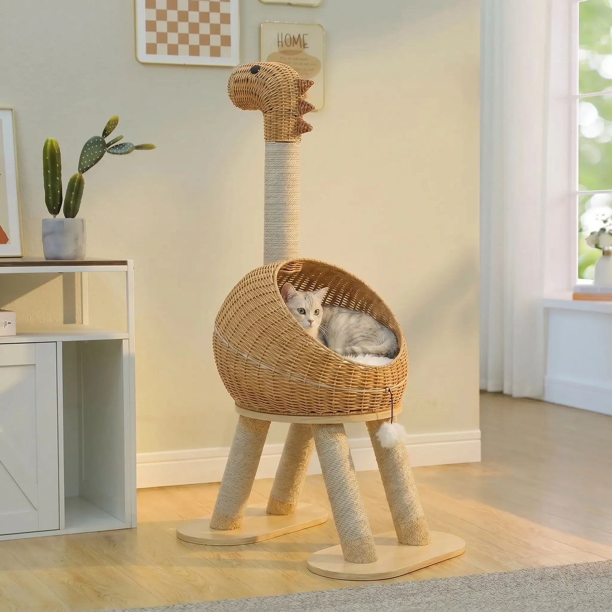 K klösträd med dinosaurier – T-rex-design