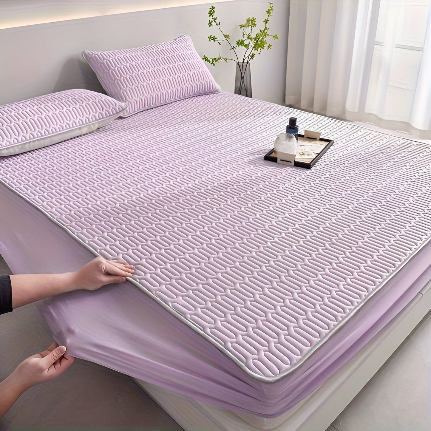 Kølende Latexmadras Sæt | Optimal Komfort til Sommeren