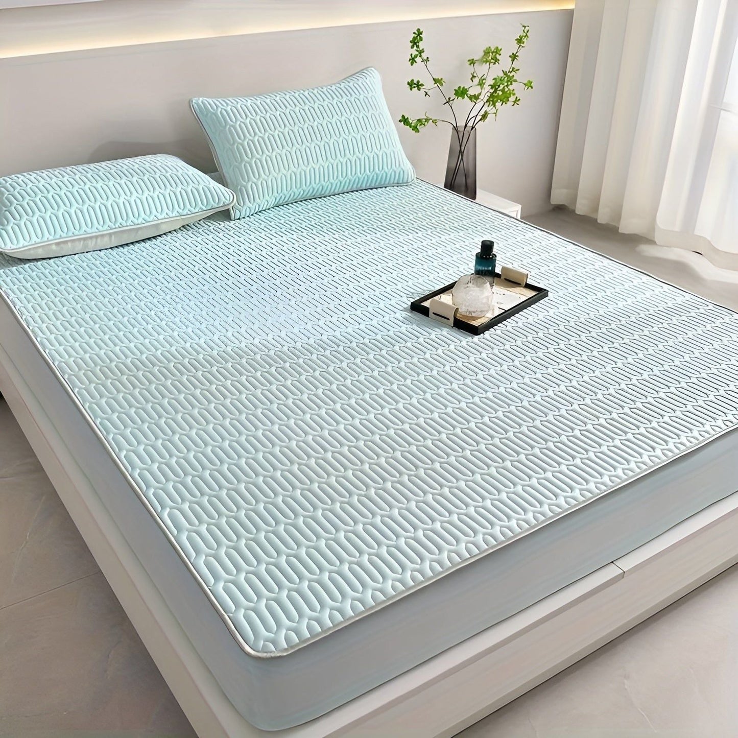 Kølende Latexmadras Sæt | Optimal Komfort til Sommeren