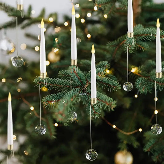 Flamlösa LED-trädljus – Säker och Stilfull Julbelysning