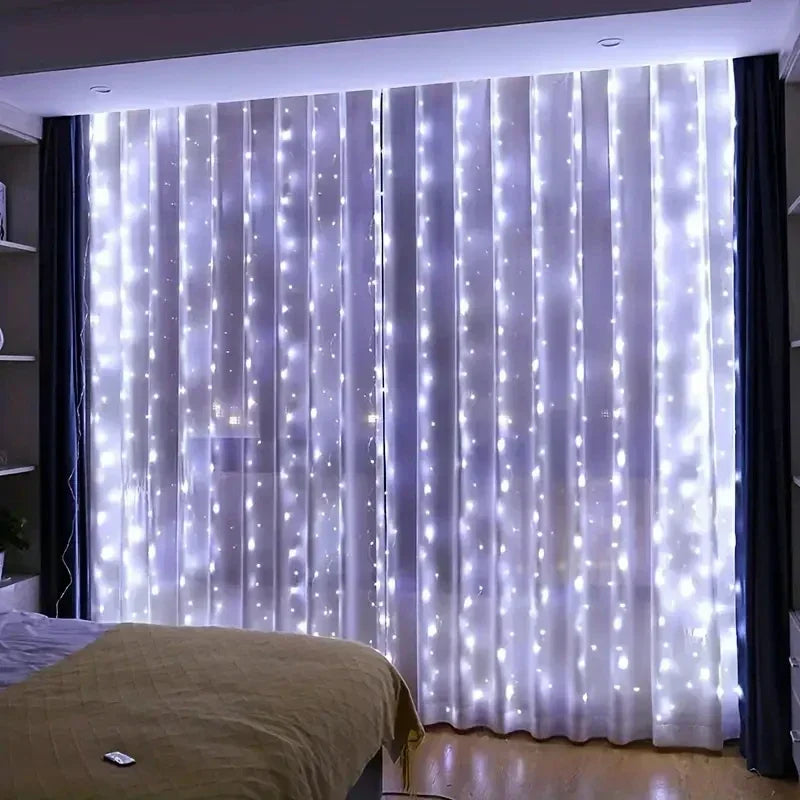 Fleksible USB LED Lyskæder med Fjernbetjening - 8 Lysindstillinger