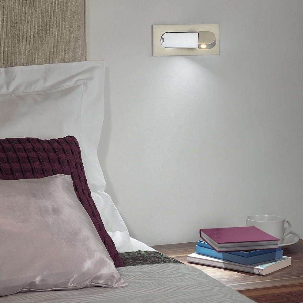 Justerbar LED Sengelampe med Pladsbesparende Design