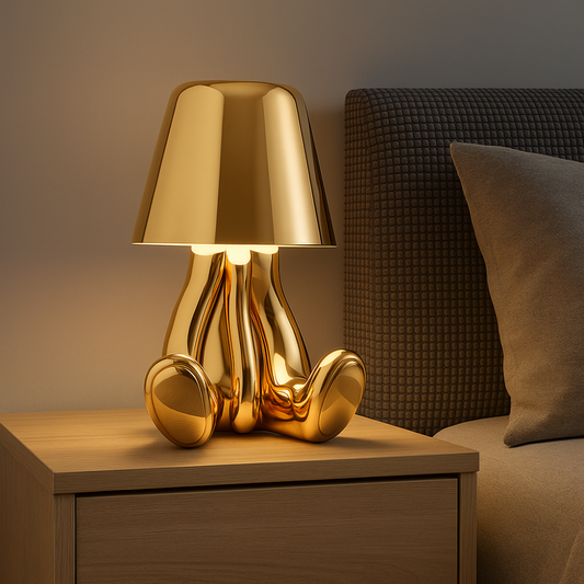 Dekorativ LED Bordslampa med Unik Skulpturell Design