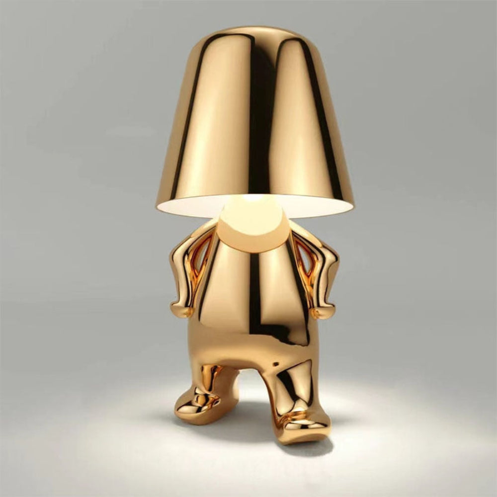 Dekorativ LED Bordlampe med Unik Skulpturel Design
