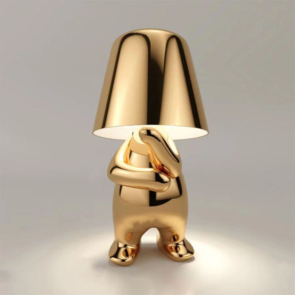 Dekorativ LED Bordlampe med Unik Skulpturel Design