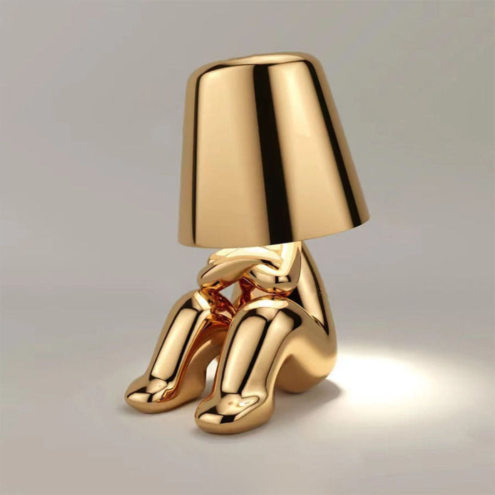 Dekorativ LED Bordlampe med Unik Skulpturel Design