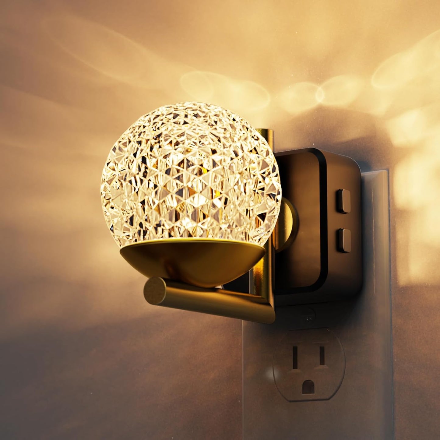 Justerbar LED Natlys - Energibesparende og Farvetilpasning