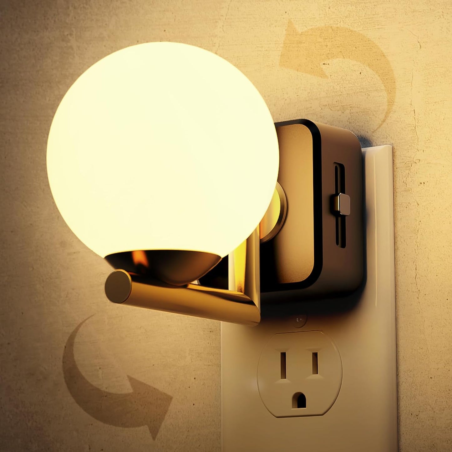Justerbar LED Natlys - Energibesparende og Farvetilpasning