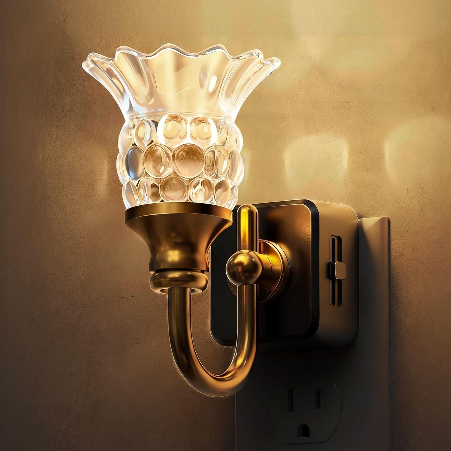 Justerbar LED Natlys - Energibesparende og Farvetilpasning