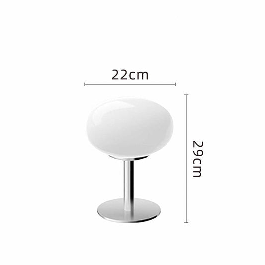 Italiensk Glasbordlampe – Moderne Design og Blødt Lys