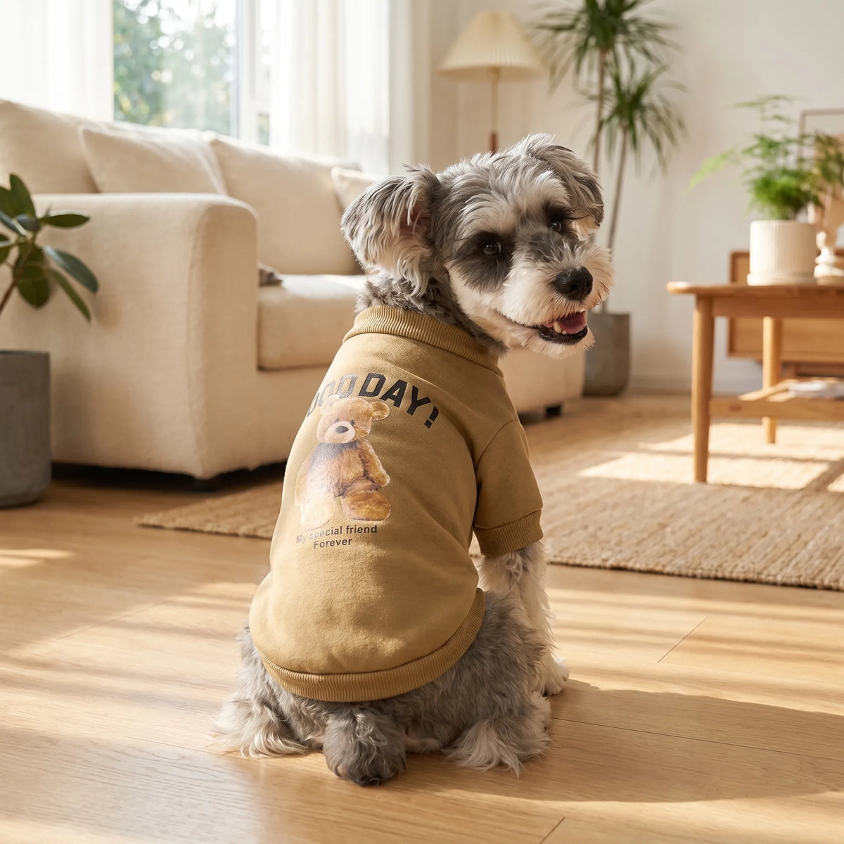 Behagelig Hundetrøje med Tryk - Løs Passform