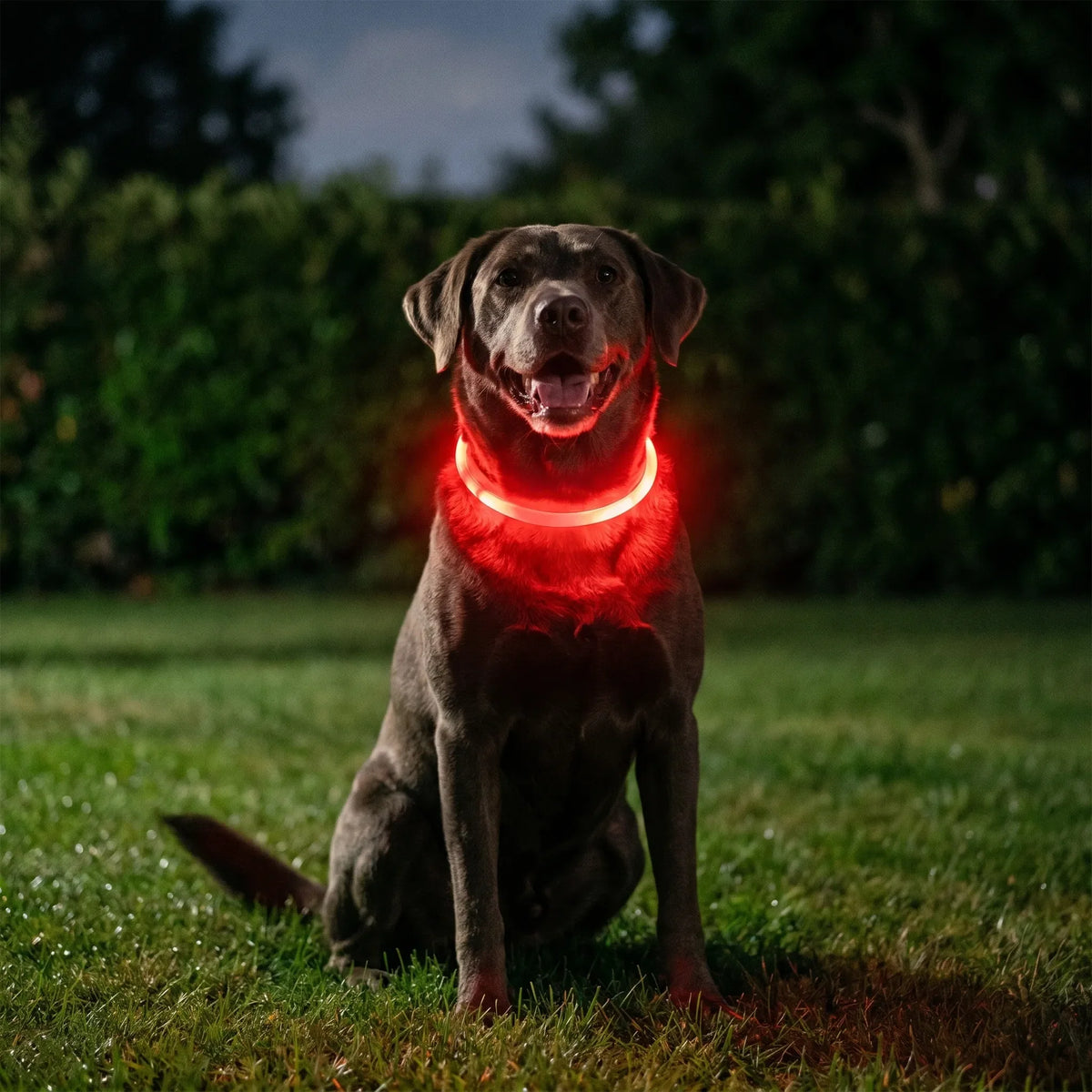 Reflekterande Halsband till Hundar - Ljuseffekt