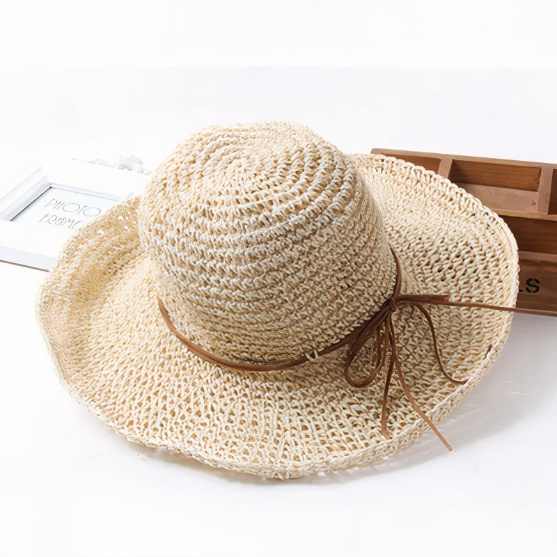 Solskyddande Sommarhatt med Flexibelt Visir