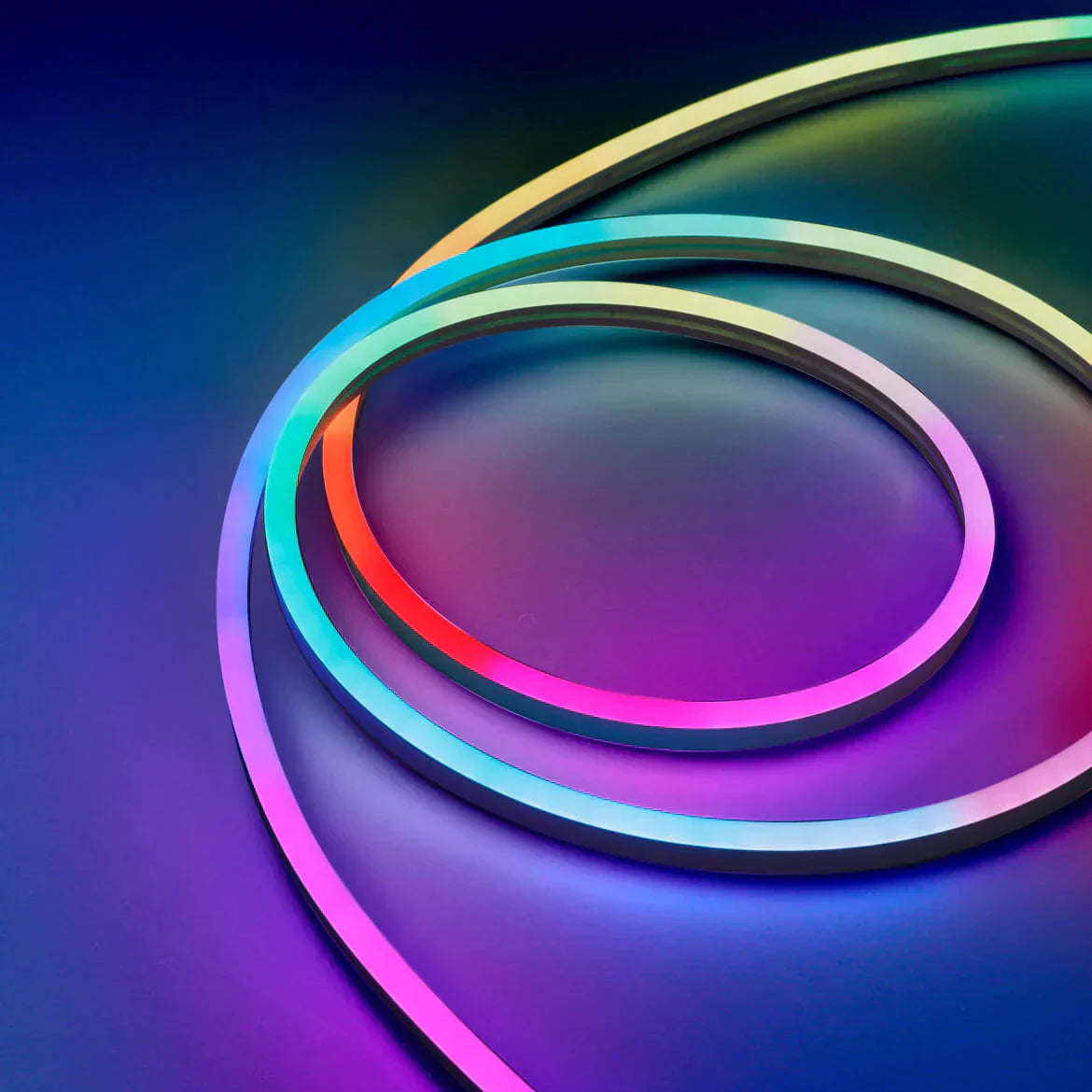 Neon LED lysbånd | App-styret fleksibel belysning med musikfunktion