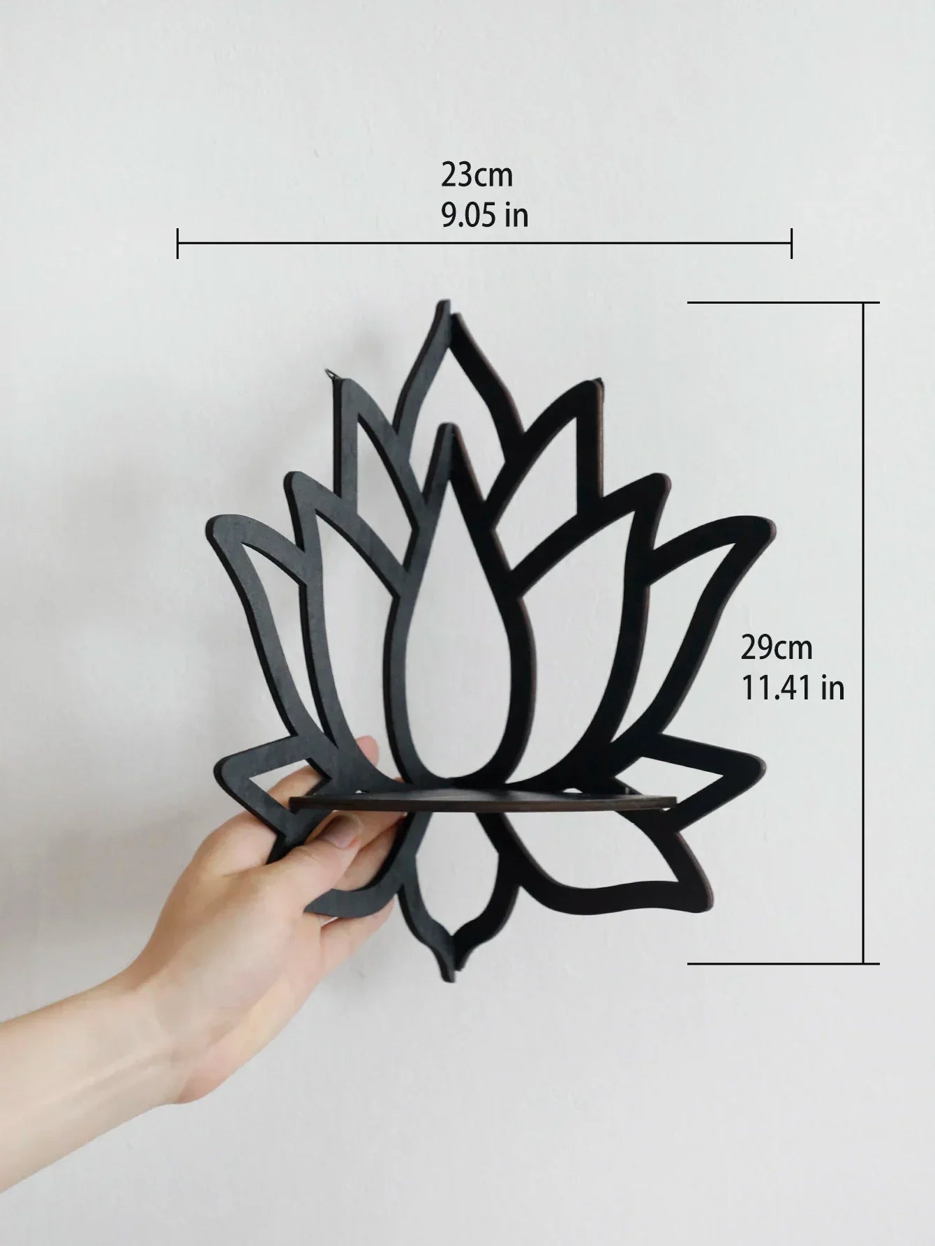 LotusKristall Hörn – Trädesign med Spirituell Harmoni 23x29 cm