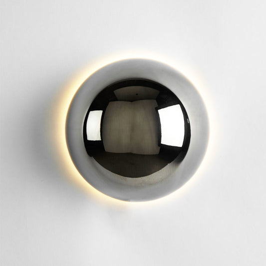 Rund Væglampe med Nordisk Design og Blødt LED-Lys