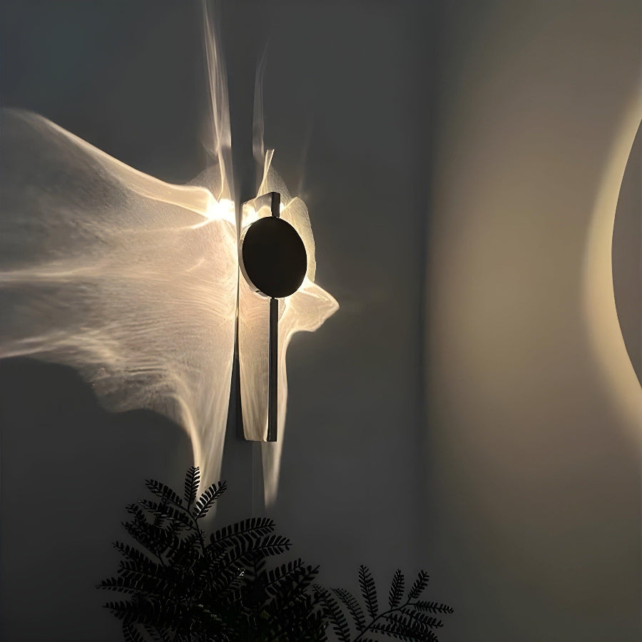 Energibesparande vägglampa med exklusiv design