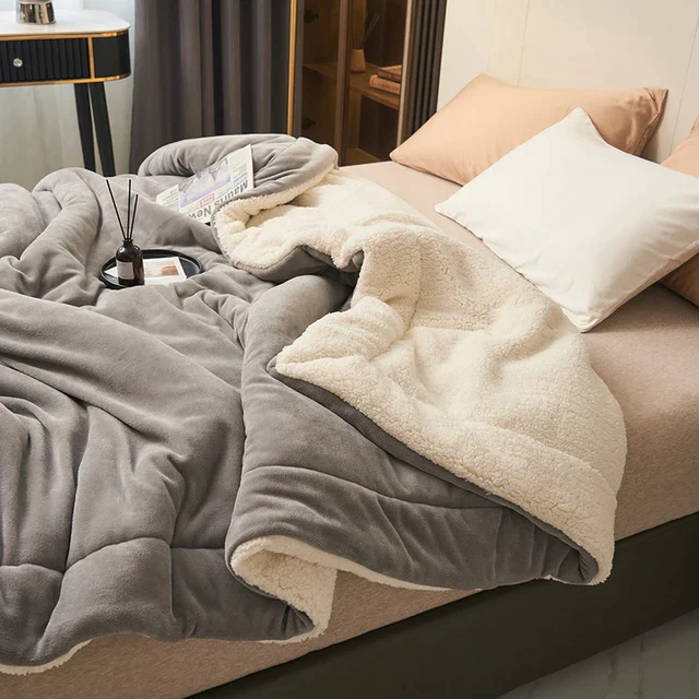 Superblødt Varmefleece Tæppe - Perfekt til Hygge og Komfort