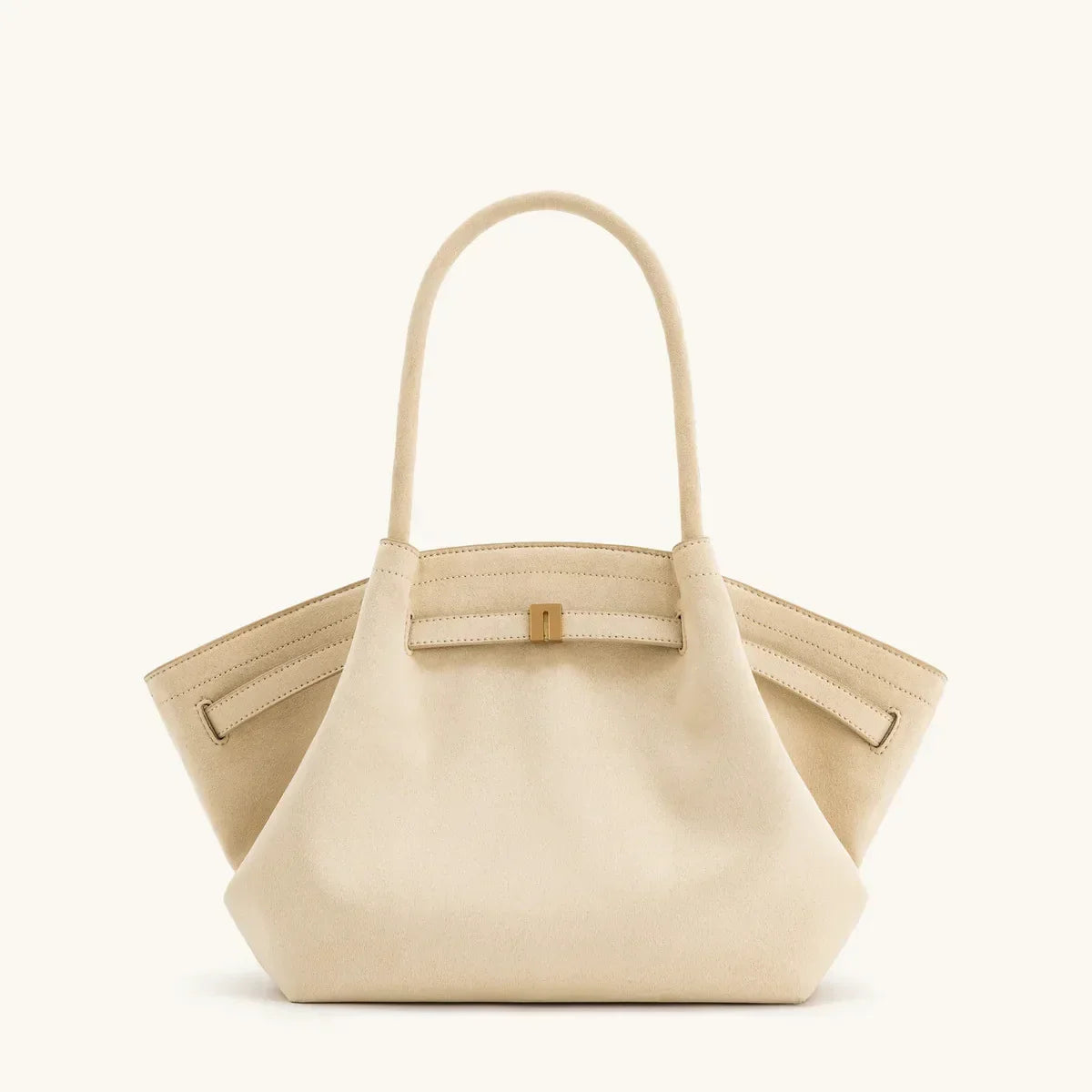 Elegant Skuldertaske til Kvinder - Stort Rum, Stilfuldt Design, Sort Kunstlæder