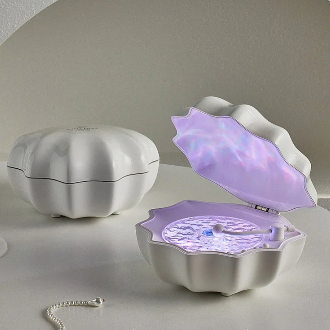 Bluetooth Højttaler med Bølgeformet Lyskilde - OceanLight