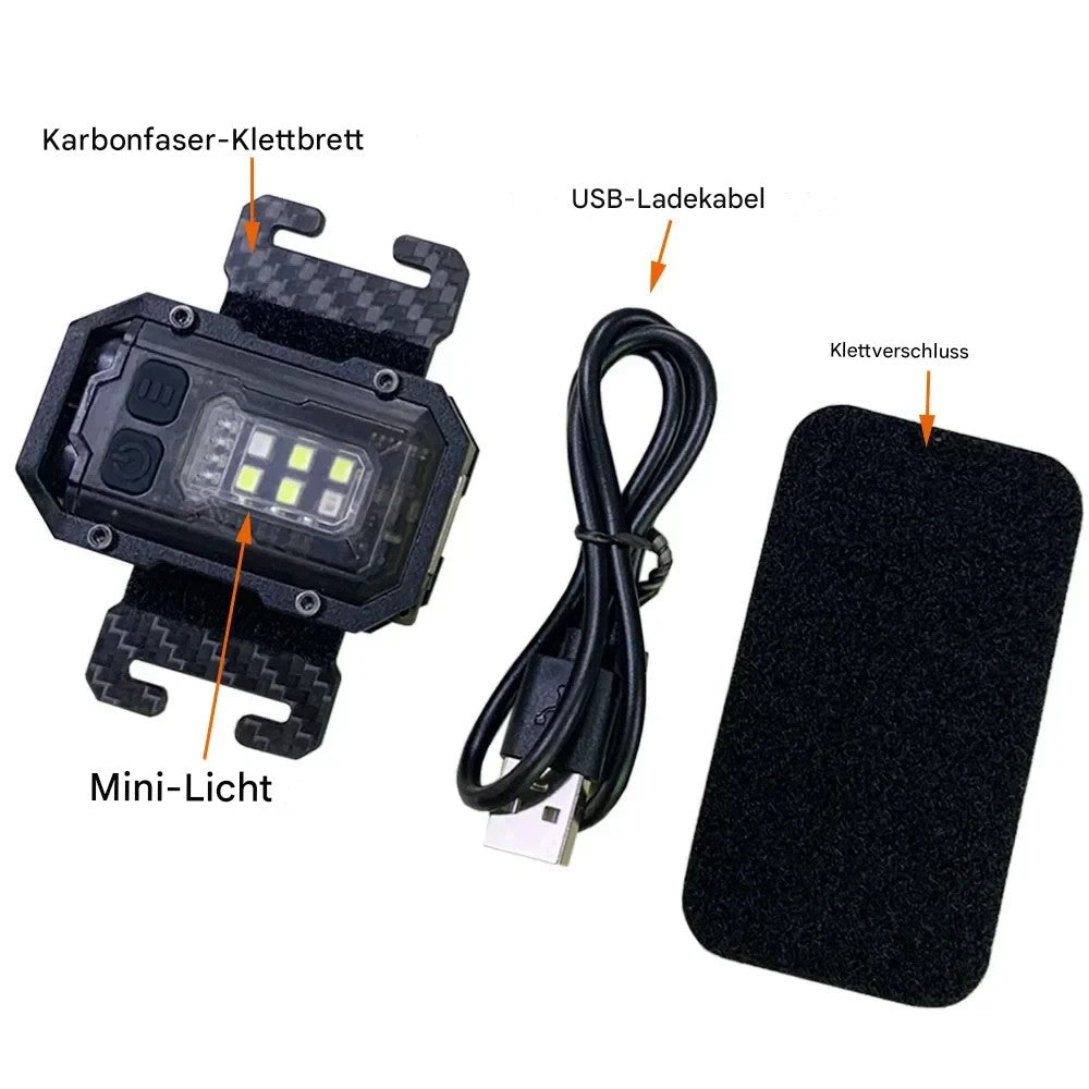 Genopladelig Taktisk Lommelygte - PowerBeam Mini