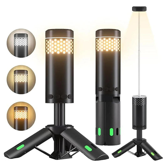 Kompakt Genopladelig Campinglampe med Magnetisk Stativ