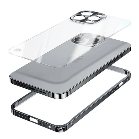 Elegant iPhone Pro Max-fodral med metall och MagSafe