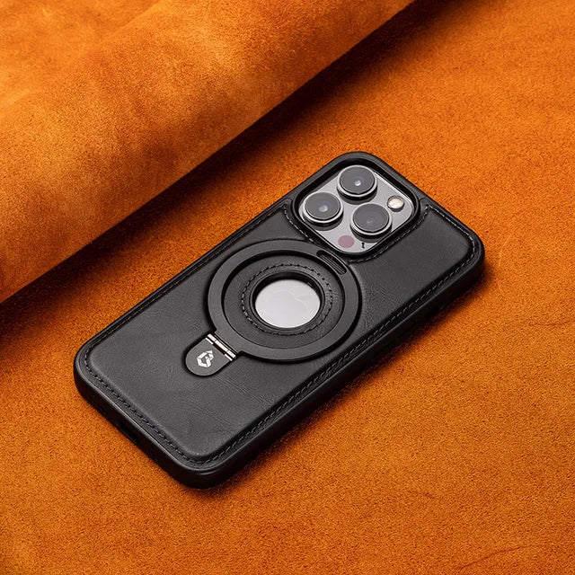 Magnetisk iPhone-cover med usynlig ringestativ til komfortabel brug