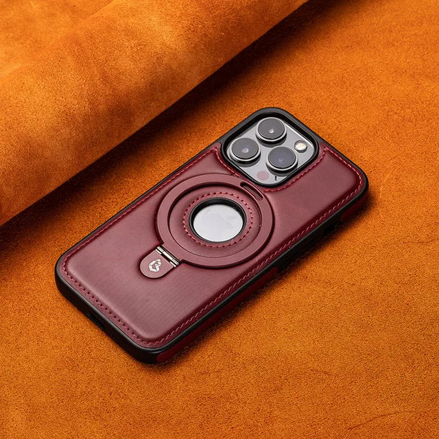 Magnetisk iPhone-cover med usynlig ringestativ til komfortabel brug