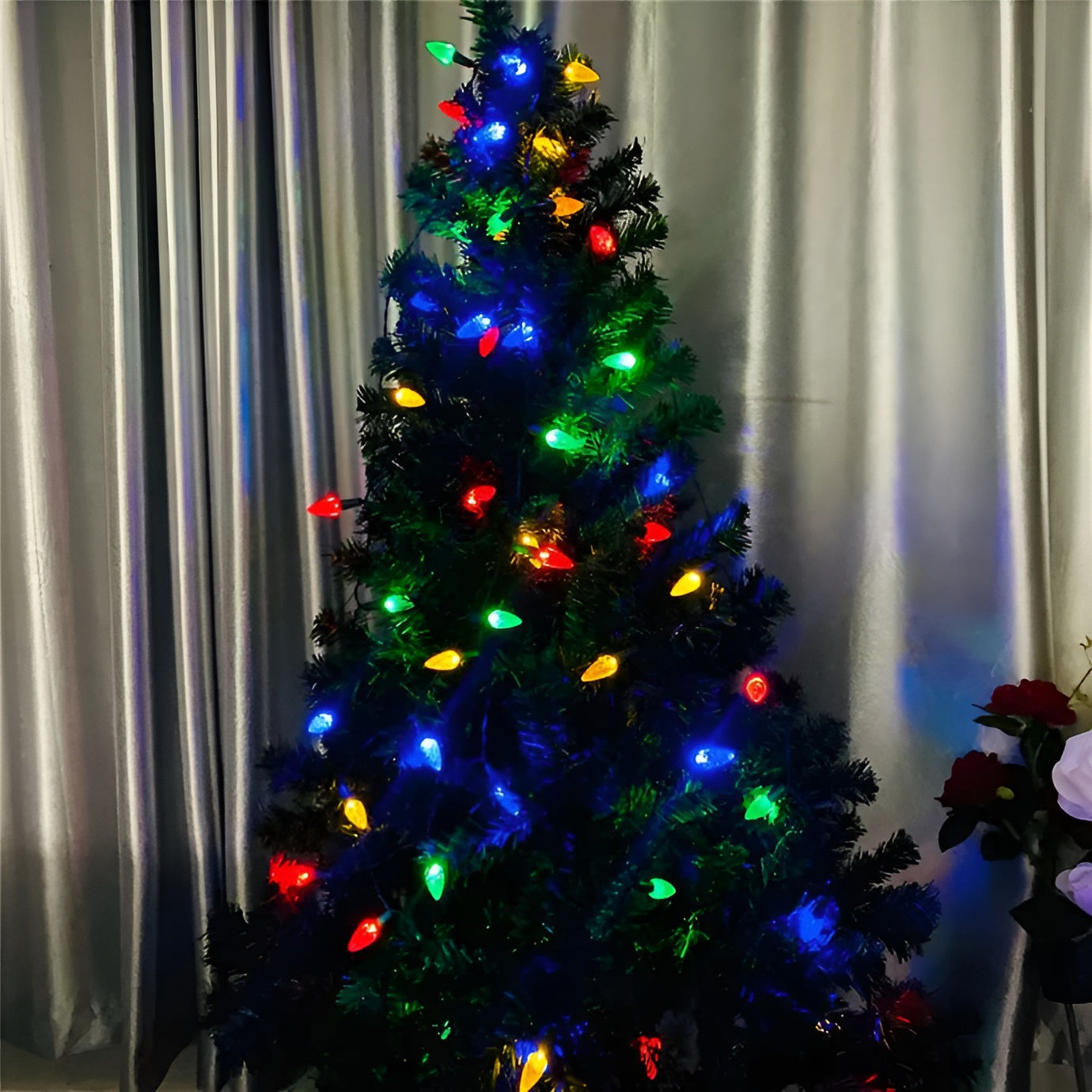 Vejrbestandig LED Lyskæde til Udendørs Julestemning