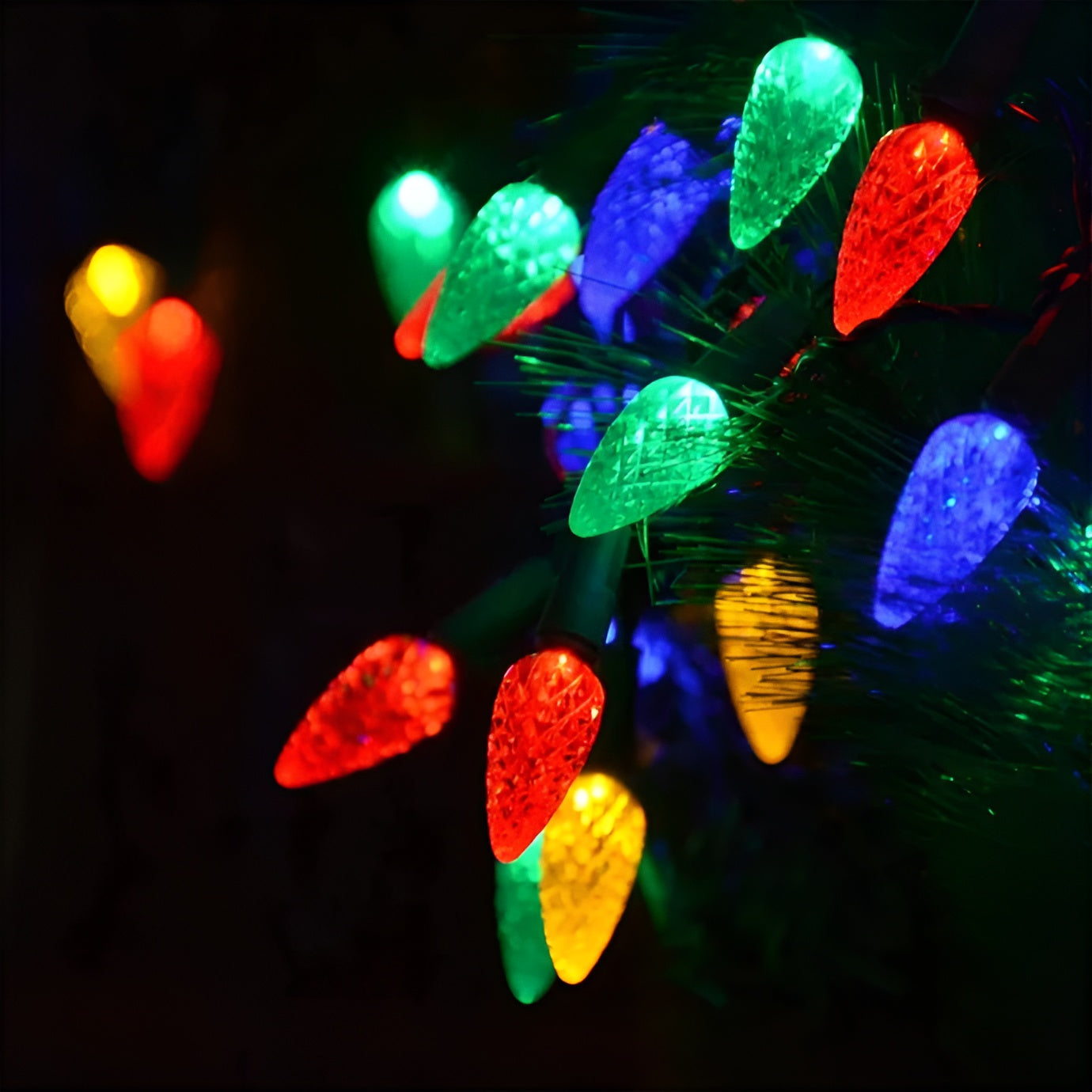 Vejrbestandig LED Lyskæde til Udendørs Julestemning