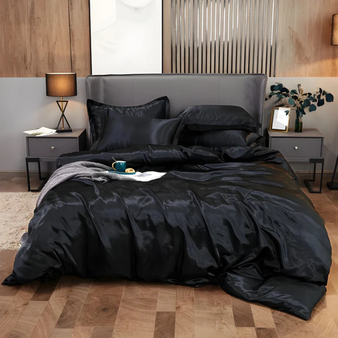 Luksuriøst Rayon Sengetøjssæt 155x220 | Blød og Åndbar Komfort